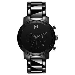 MVMT Men's black metal watch